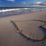 beach sand water heart 200x150 1